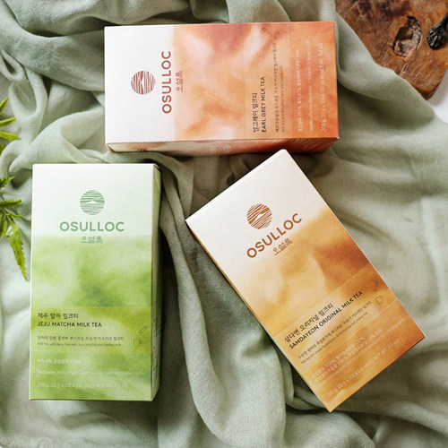 韩国OSULLOC抹茶粉 进口奶茶粉速溶抹茶粉即溶冲泡方便便携