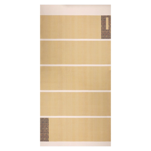 四尺整张蜡染国展宣纸半生半熟复古仿古做旧鎏金套色宣纸毛笔字行楷草篆隶书法创作专用纸投稿参赛比赛作品纸