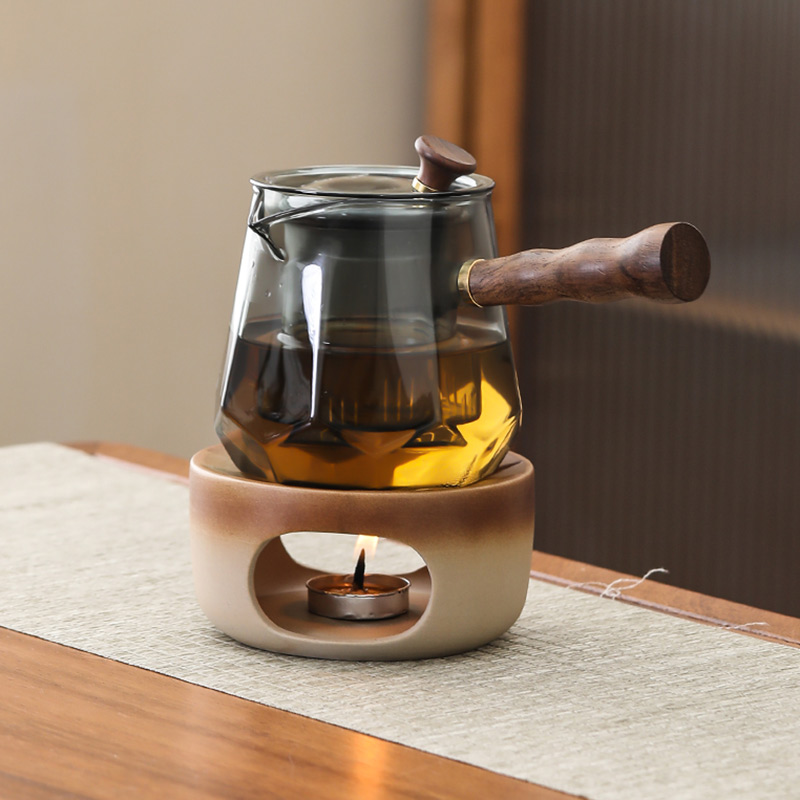 盆艺源温茶炉花茶壶蜡烛煮茶炉
