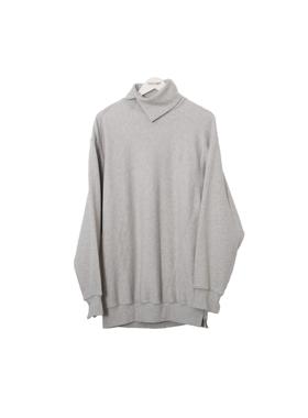 四折 以色列设计师品牌 HED MAYNER 24秋冬 灰色套头宽松卫衣