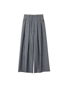 五折 以色列设计师品牌HED MAYNER 24春夏 灰色细条纹垂坠西裤