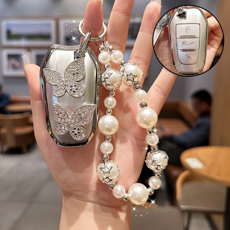 标致408钥匙套25款408X女士508L标志4008车5008壳2008扣3008包301