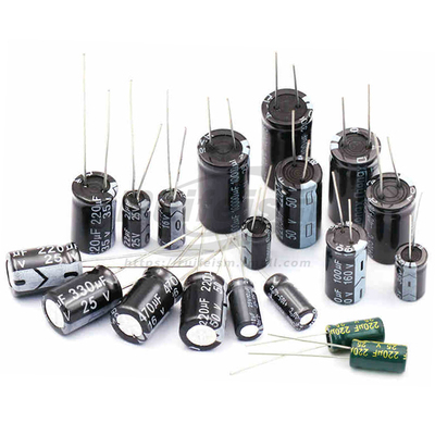 直插铝电解电容器元件 16/25/35/50V 10/47/100/220/1000/2200uf