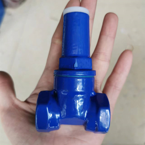 带锁软密封闸阀三角钥匙自来水水表前阀门开关内丝牙扣螺纹加密阀