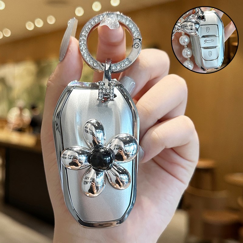 标致408钥匙套308标志4008扣3008女5082008车508L壳5008扣301