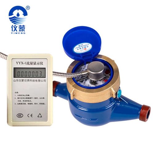 脉冲直读智能水表电子远传显示器抄表屋顶2次远程显示水表485mbus