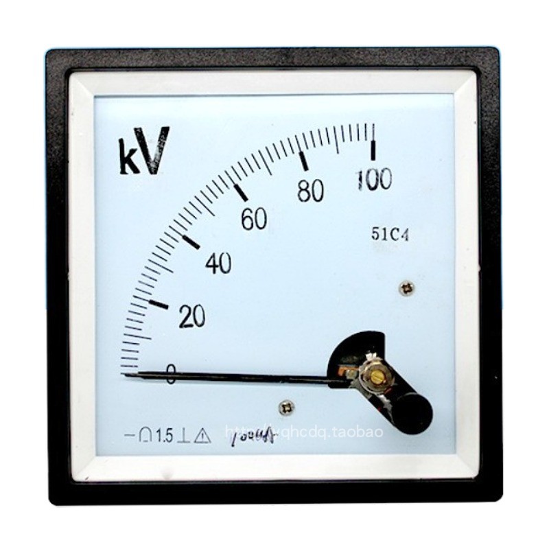 51C4/SQf-96 100kV/100uA指针式直流高压脉冲电压表200uA500uA伏