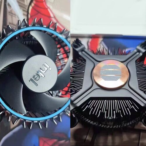全新12代1700CPU铜芯CPU散热器LGA12100 12400f G6900 RM 1散热