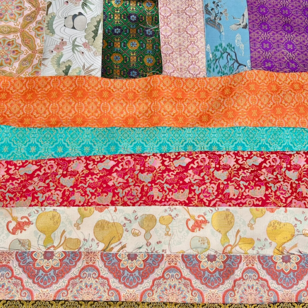 名家宋锦品牌宋锦碎布纯桑蚕丝