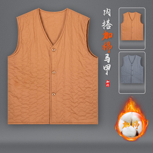 僧服冬季出家人贴身马甲棉内胆保暖马夹男女僧侣和尚比丘棉袄坎肩