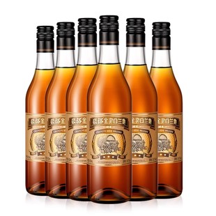 张裕官方正品 6瓶 三星醴泉金奖白兰地入门级洋酒500ml
