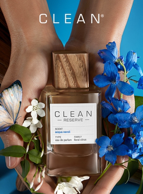 【官方正品】Clean爱情配方浓香水男士女士柠檬柑橘橙花清新持久