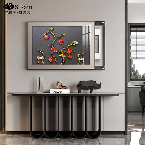 事事如意电表箱装饰画2025新款