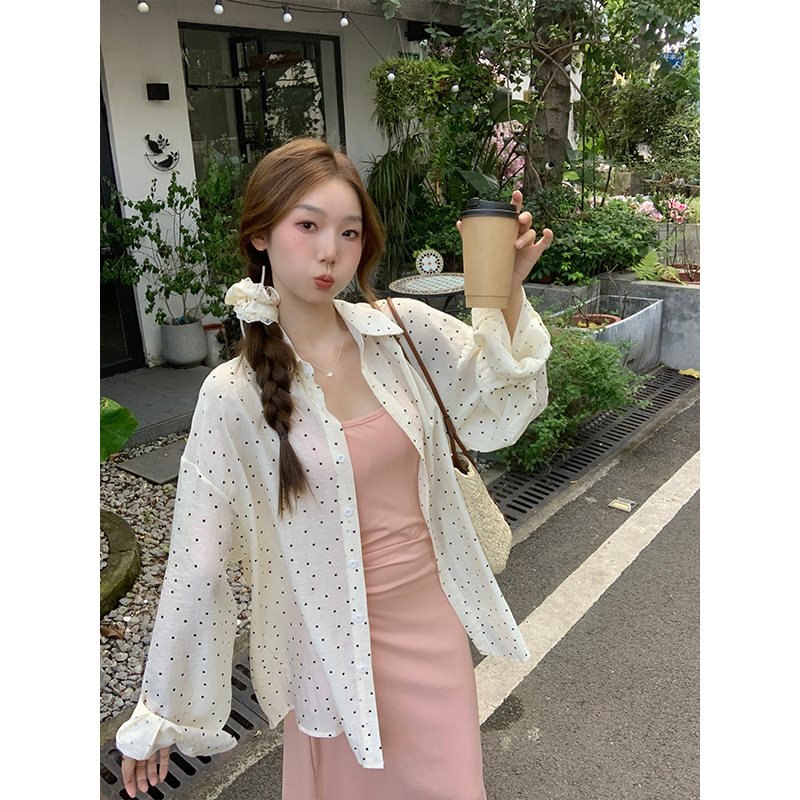 防晒短外套+超仙吊带连衣裙女