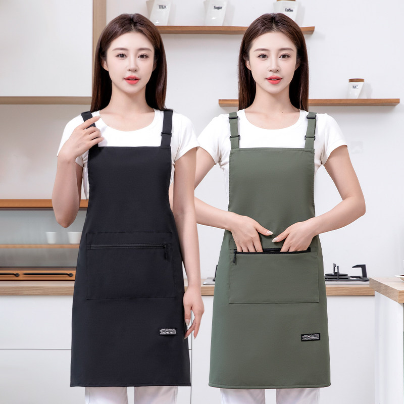 纯色防水防油围裙家用厨房男女餐饮专用定制logo印字工作背带围腰,家庭/个人清洁工具,围裙,淘宝优惠券,粉丝福利购,淘宝优惠卷
