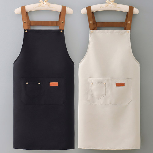 简约时尚加厚帆布防水耐磨围裙