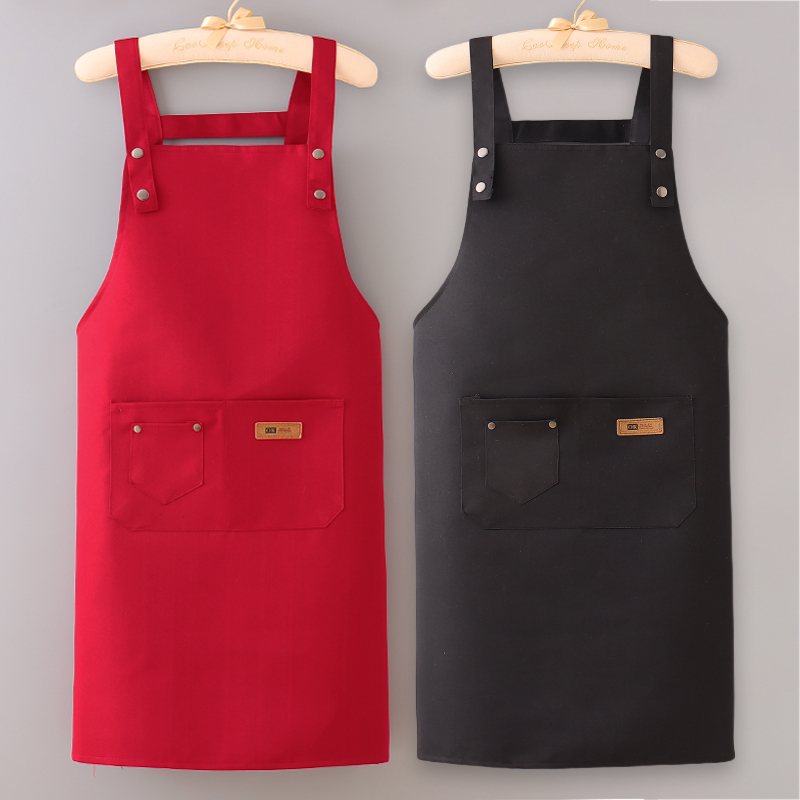 简约时尚防污可调节背带围裙