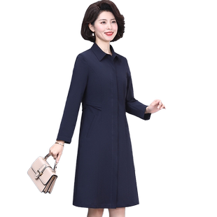洋气妈妈装风衣中长款薄2026新款时尚高贵夫人中老年女士春秋外套