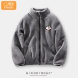 Полурная группа хлопковая детская теплая одежда плюс флиновая детская одежда средней большой