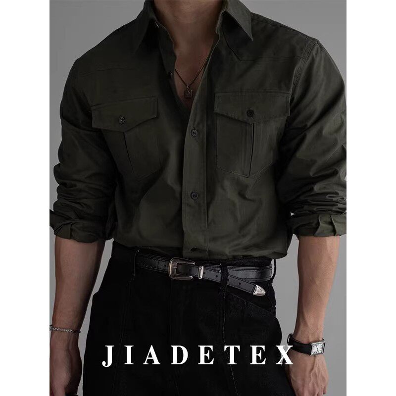硬汉工装衬衫*嘉德JIADE*
