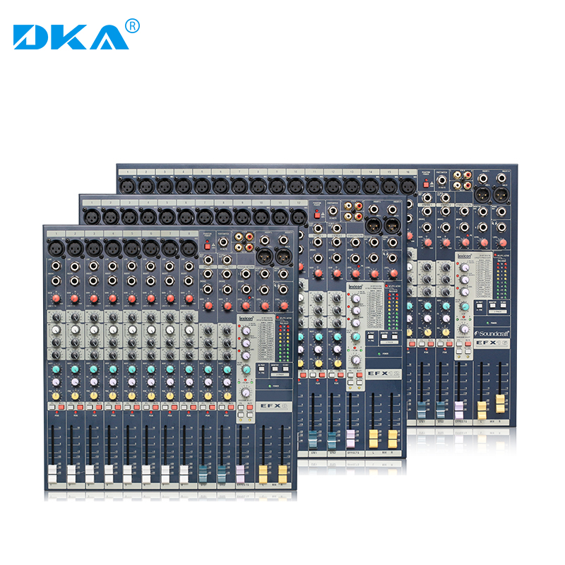 DKA EFX8专业12/16路调音台婚庆家用舞台演出会议EFX12录音带