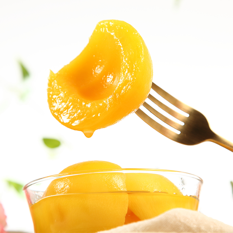 砀山黄桃罐头整箱12罐装新鲜水果