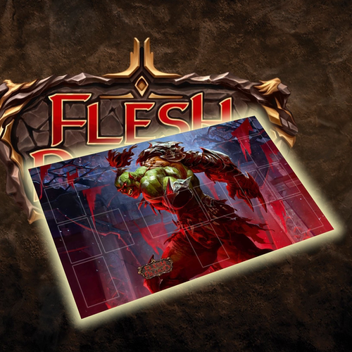 FABtcg血肉之战赤魂战纪卡垫单人牌垫DIY Flesh And BloodPlaymat
