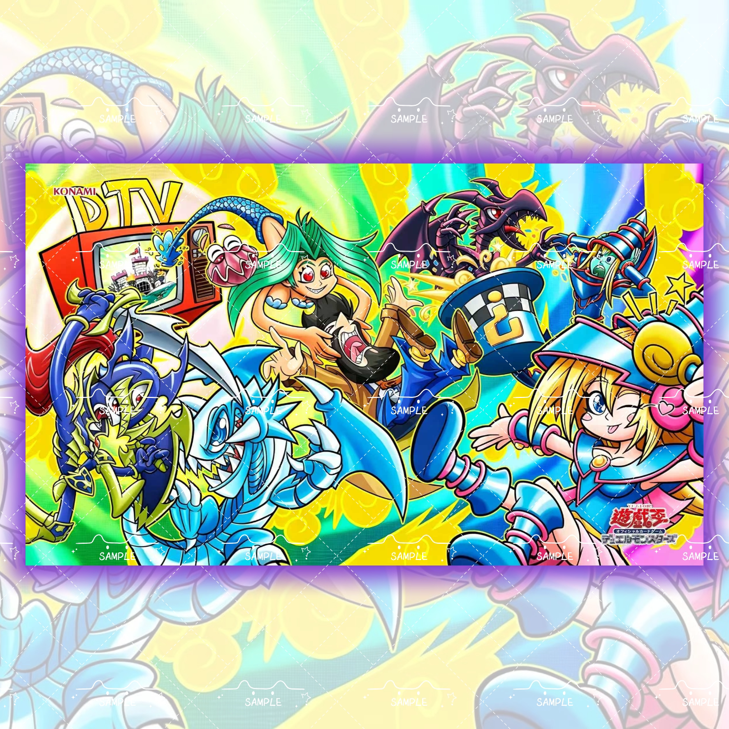 游戏王卡垫单人卡通卡牌垫卡组对战桌垫toonYGOplaymat图片