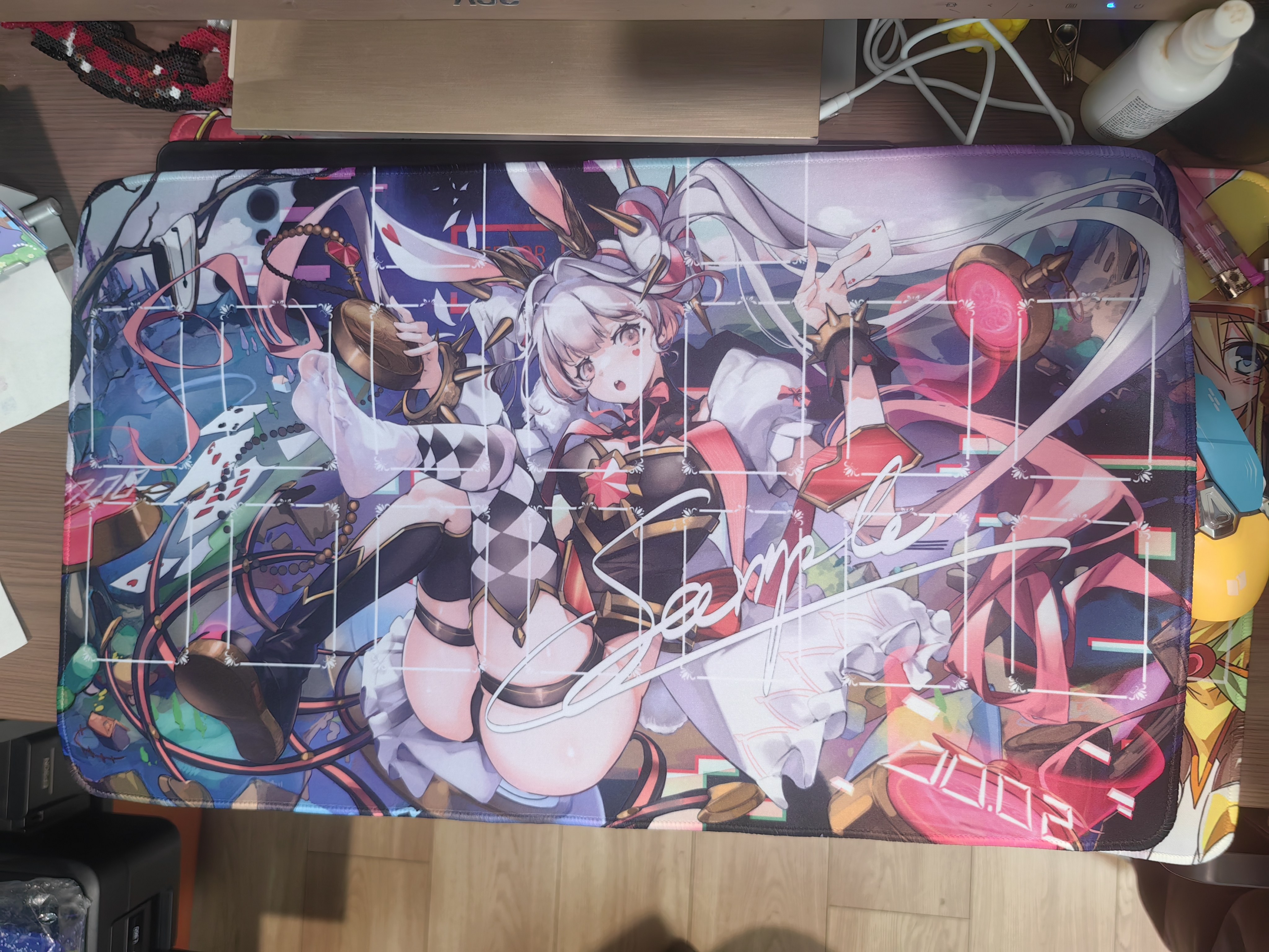 游戏王ygo单人卡垫牌垫diy游戏盘决斗tcg playmat定制玛丽丝码丽