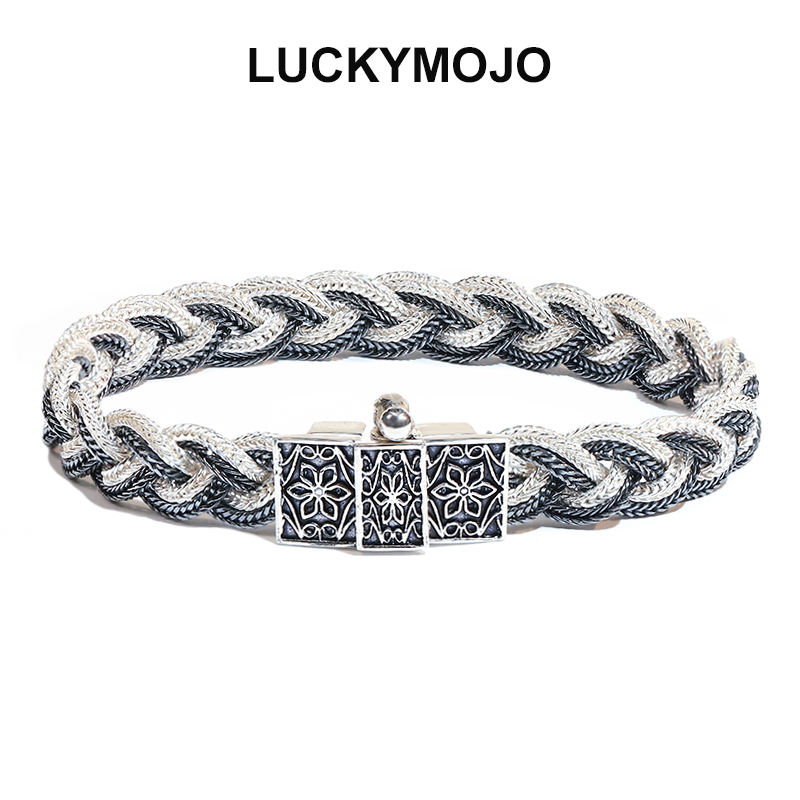 土耳其S925纯银编织手链情侣款