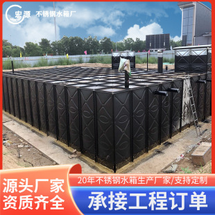 BDF地埋供水设备成套大容量 成都不锈钢水箱箱泵一体化化抗浮式