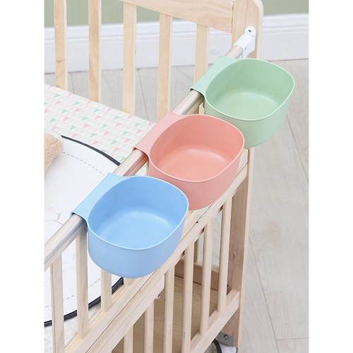 尿布台收纳盒塑料婴儿床边挂篮抚触按摩台置储物篮尿布收纳挂袋