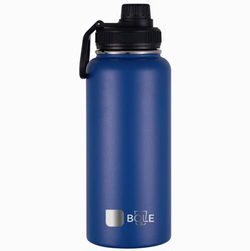BOLE运动吸管杯304不锈钢便携保温杯男女水杯 900ml 1200ml