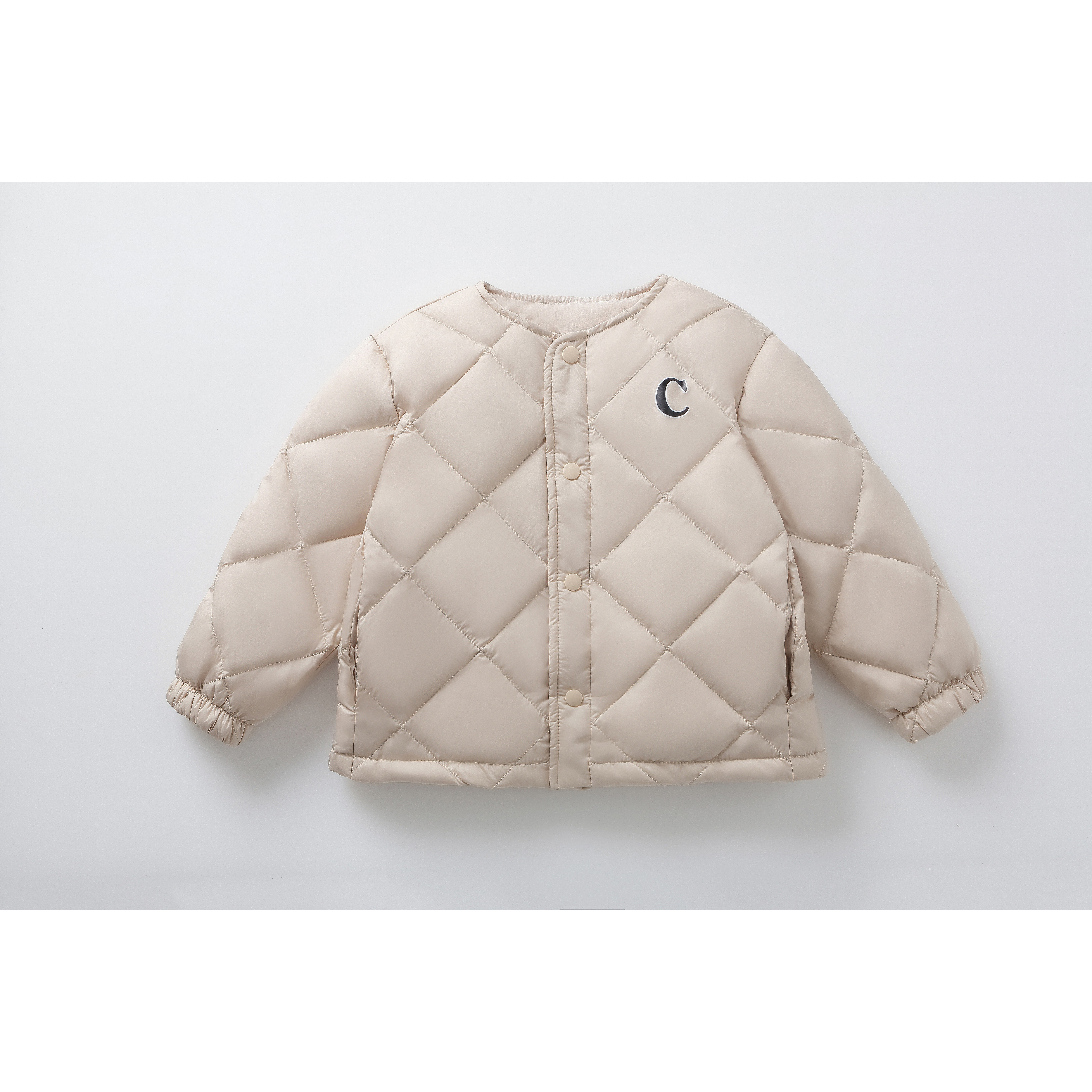 儿童短款羽绒服外套中小学校服神器男童女童超轻柔有口袋冬装