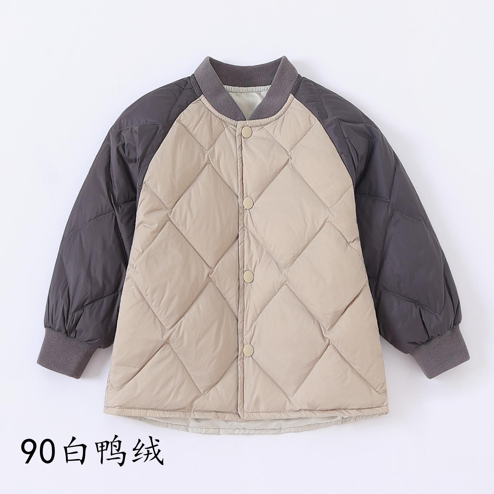 学生加厚羽绒内胆高充绒量菱形格