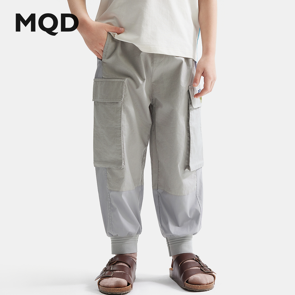 MQD透气舒适童装休闲裤男大童