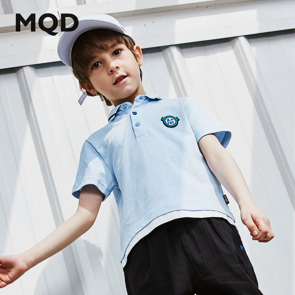 MQD童装儿童T恤短袖翻领T恤衫夏装新款中大童半袖保罗衫9222X0403,童装/婴儿装/亲子装,T恤,淘宝优惠券,粉丝福利购,淘宝优惠卷