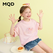 学院风甜美出游穿搭休闲亲肤轻薄短袖 女大童夏季 新品 T恤