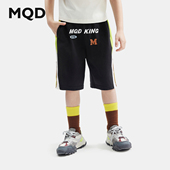 男童25夏季 新款 针织运动篮球裤 MQD童装 中大儿童运动休闲短裤 潮