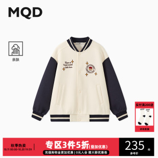 复古棒球服外套 男大童潮酷休闲学院风美式 MQD春季 新品