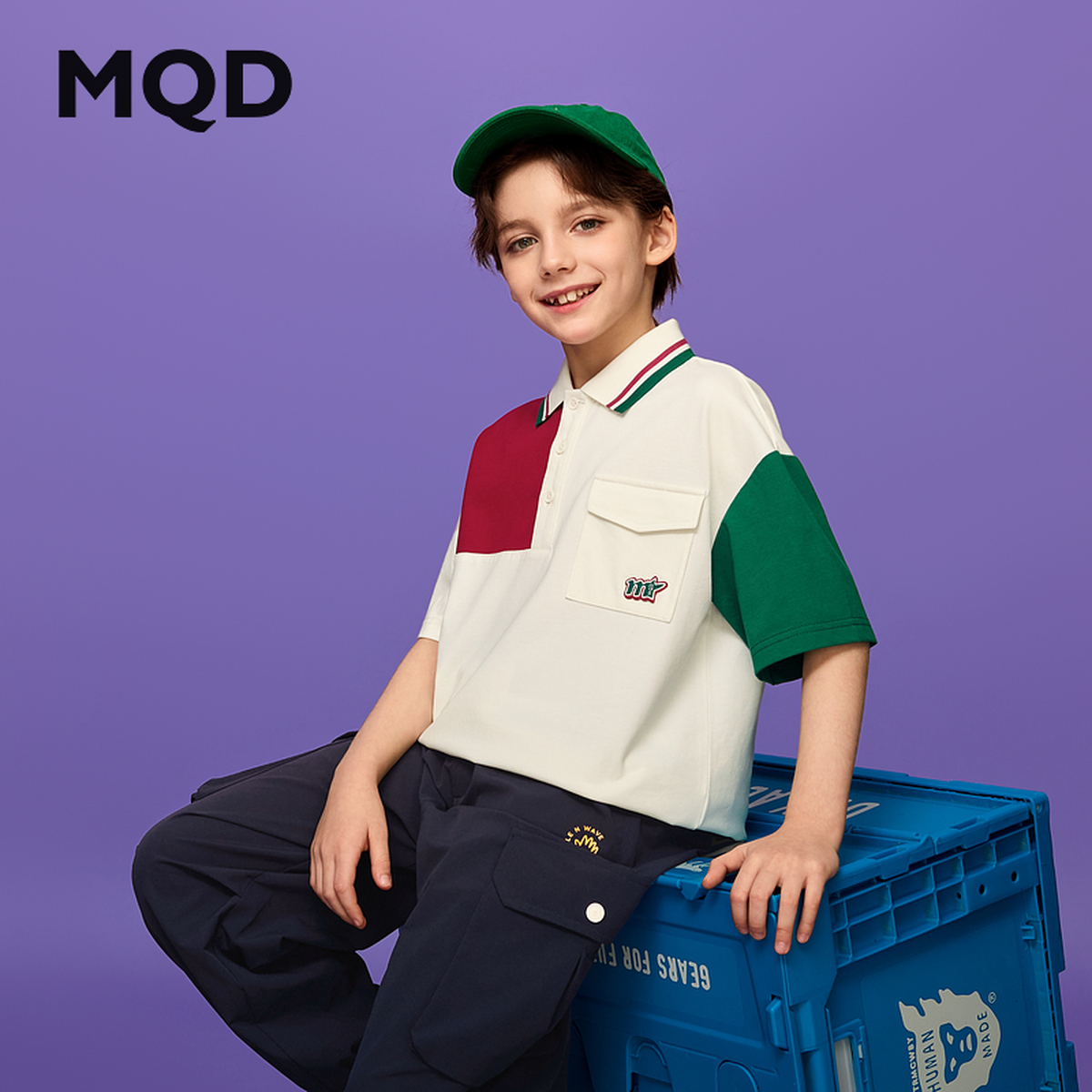 男大童夏季新品学院风运动休闲网球跑步撞色POLO衫