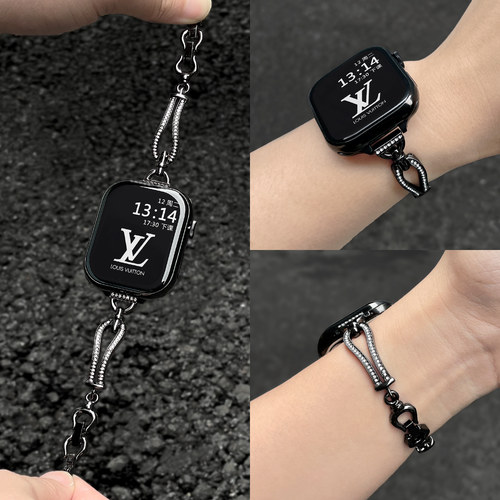北想红米watch6金属镶钻表带