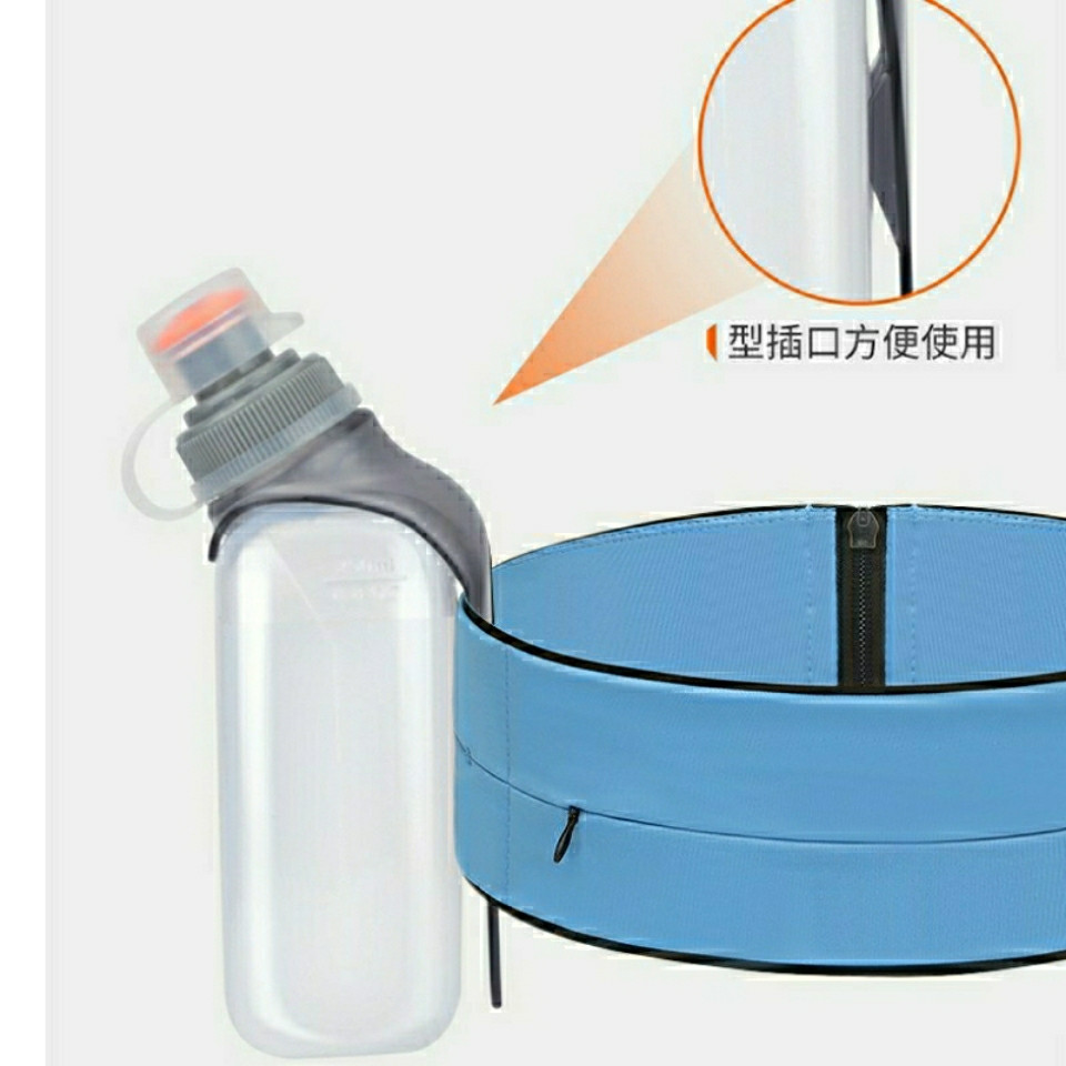 户外跑步运动便携式腰挂水壶手持水瓶马拉松按压式耐高温PP5水壶