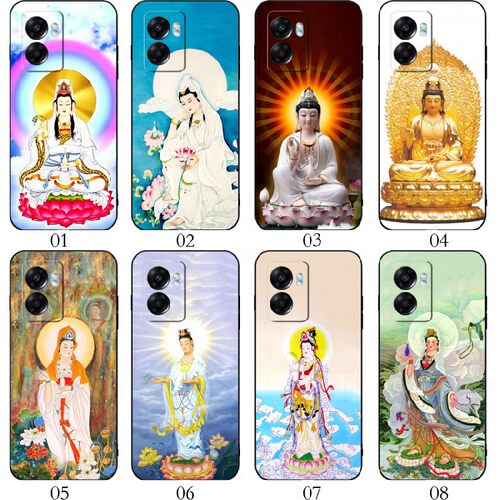 观音菩萨佛像 适用 vivo S10/U5/T1x/Y53s/iQOO Z8/Z7/Neo6 SE/Z6/Y71t/11 Pro/11S/10/9/8/Y11/realm手机壳