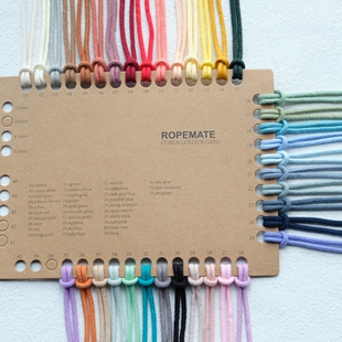 ropemate手编线Macrame cord现货色卡专拍