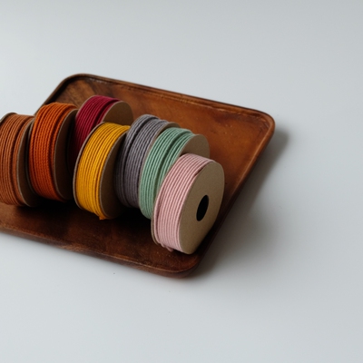 不可烧1.5mm穿珠文玩纯棉包芯线