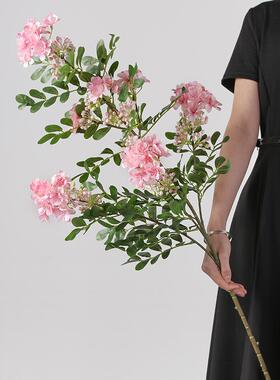 醉香粉色含笑花仿真花束