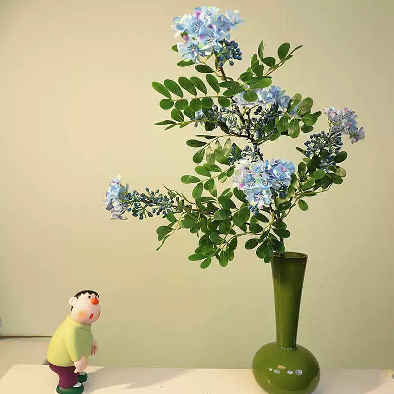 醉香含笑花仿真花束客厅落地插花