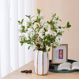 温婉千里香仿真花假花餐桌仿真桂花花束家居客厅装饰插花花艺摆设