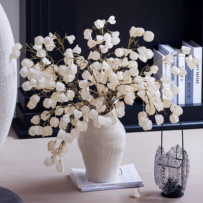 灯笼果仿真花干花假花摆设高级感逼真客厅餐桌永生花装饰花艺摆件